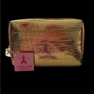 Jeffree Star Gold Blooded Cosmetic Bag